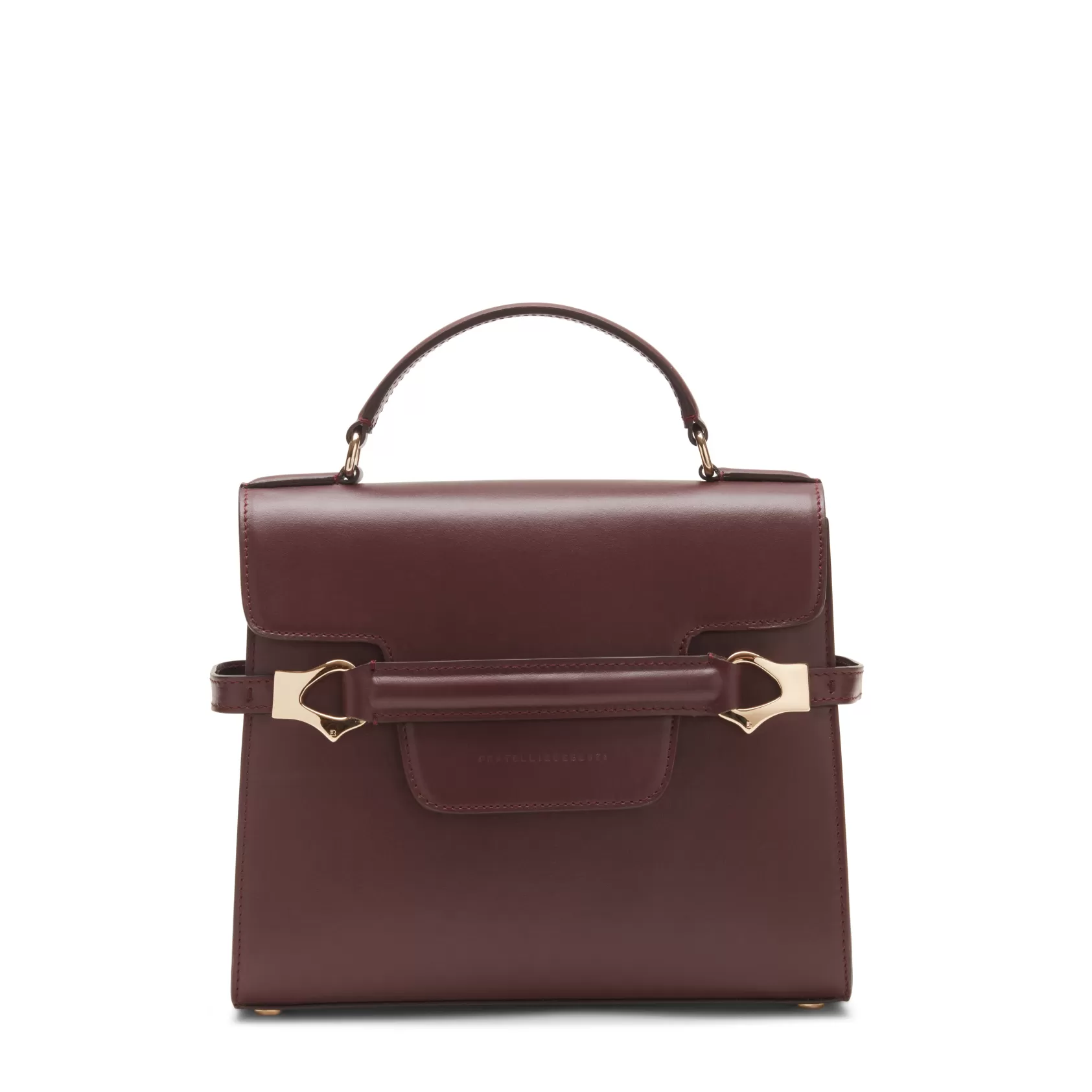 Fratelli Rossetti Magenta Tote bag in pelle colore granata- Hot