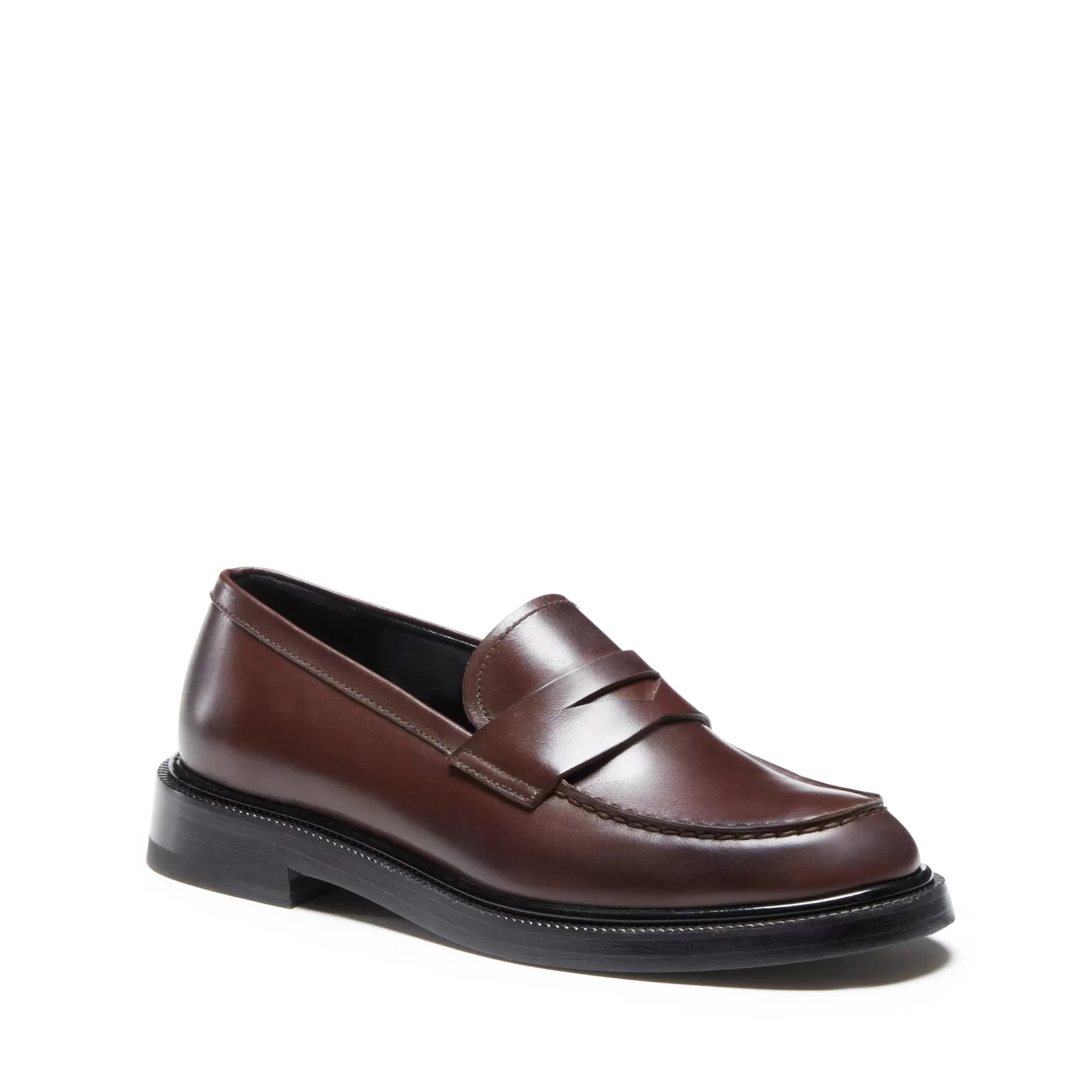 Fratelli Rossetti Mahogany leather loafer | Cheap