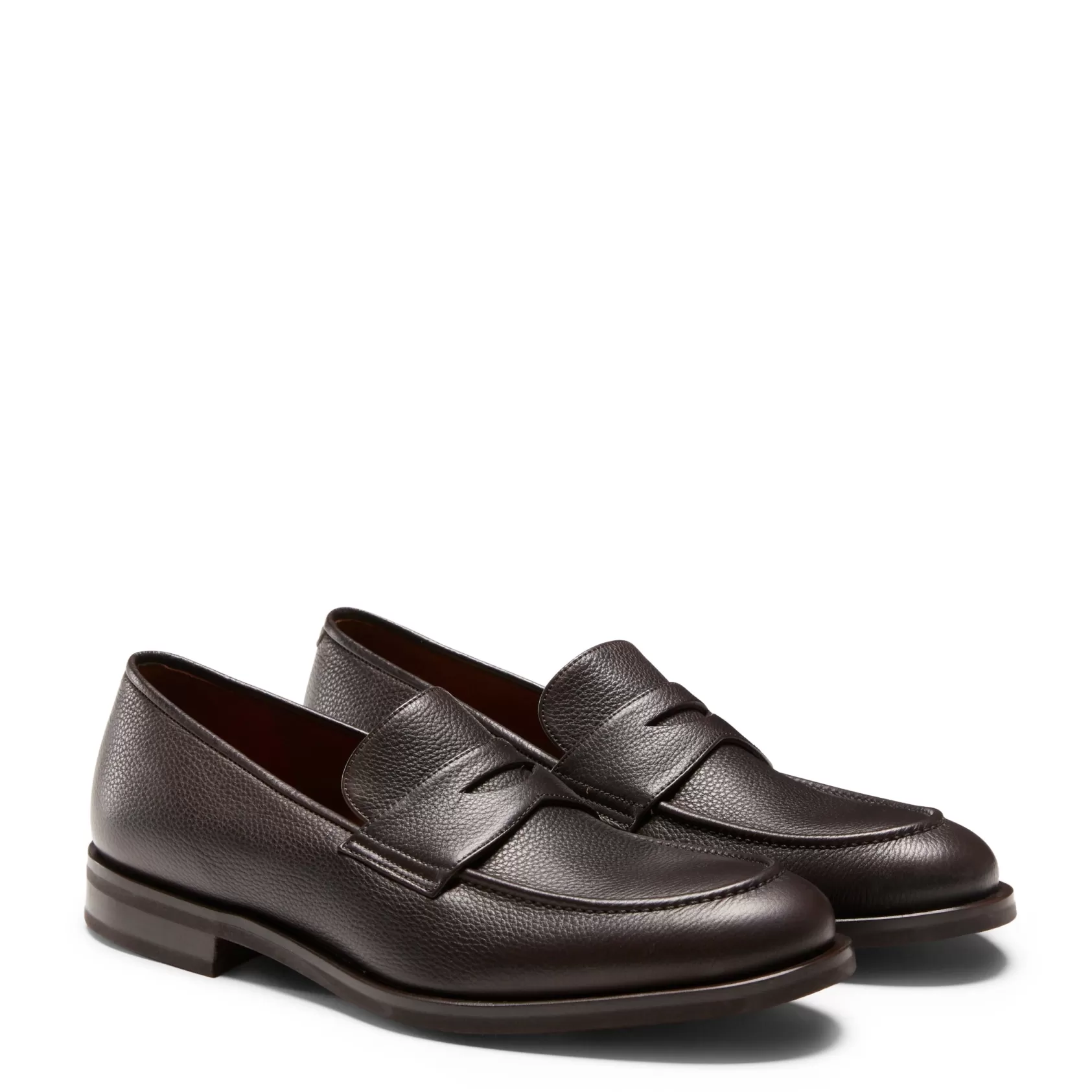 Fratelli Rossetti Mahogany leather loafer | Cheap