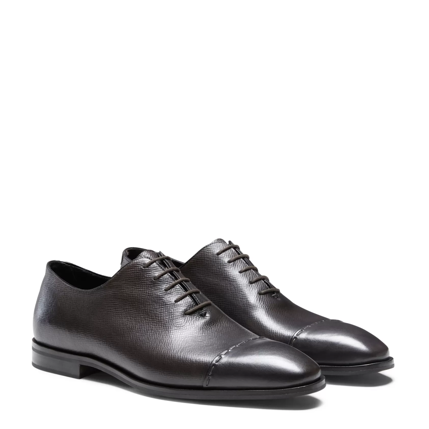 Fratelli Rossetti leather Oxford shoe | Mahogany Sale