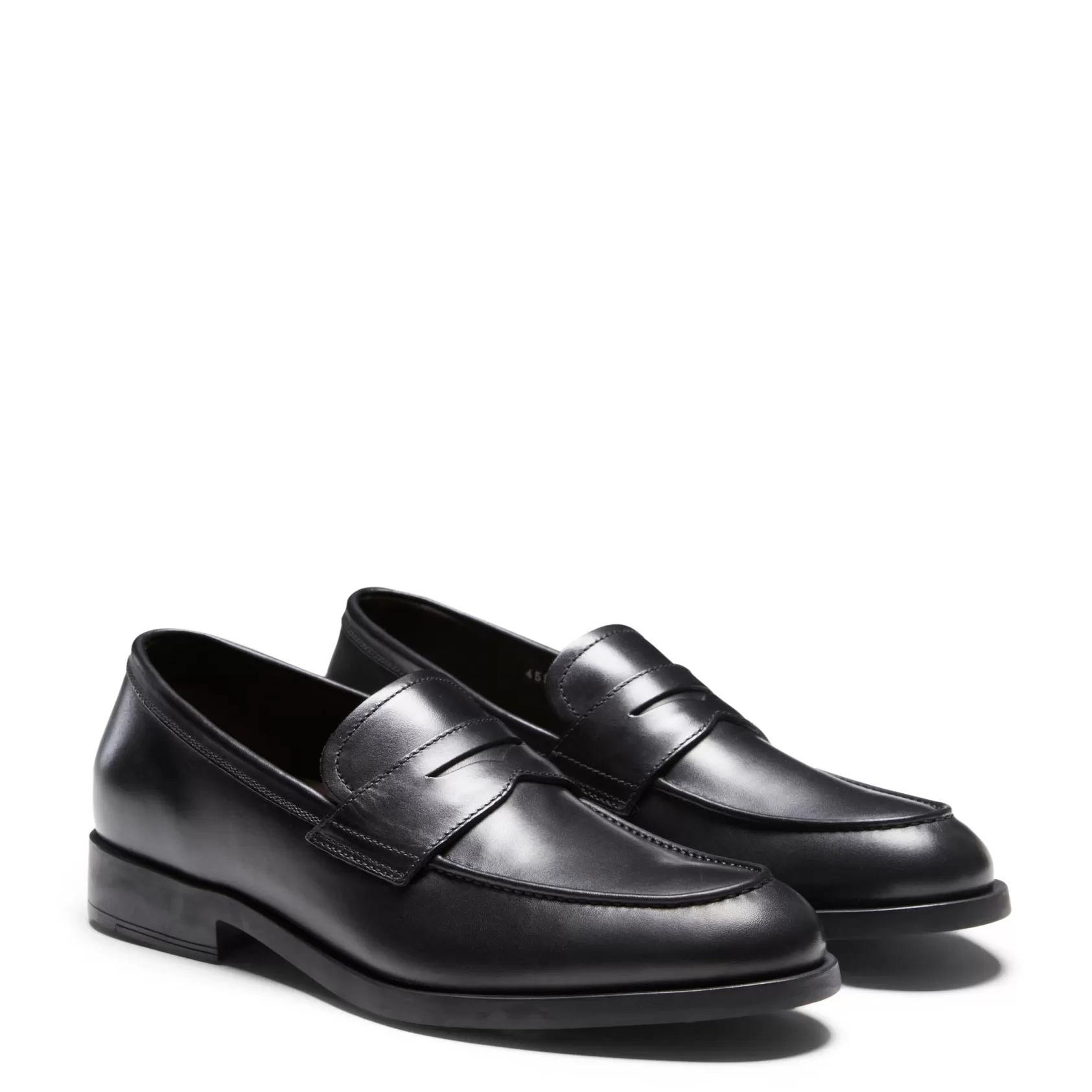 Fratelli Rossetti Mocassino in pelle color nero- Outlet