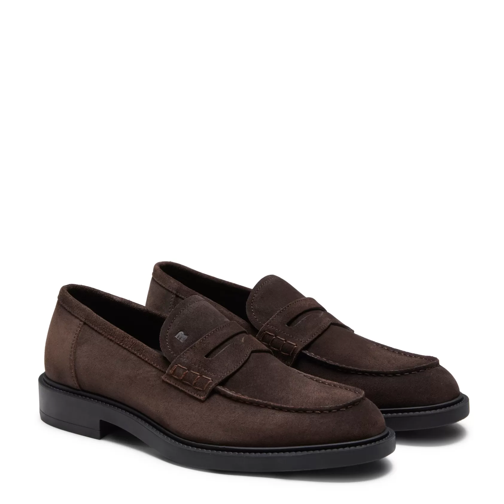 Fratelli Rossetti Mocassino uomo in suede color - Cacao Best Sale