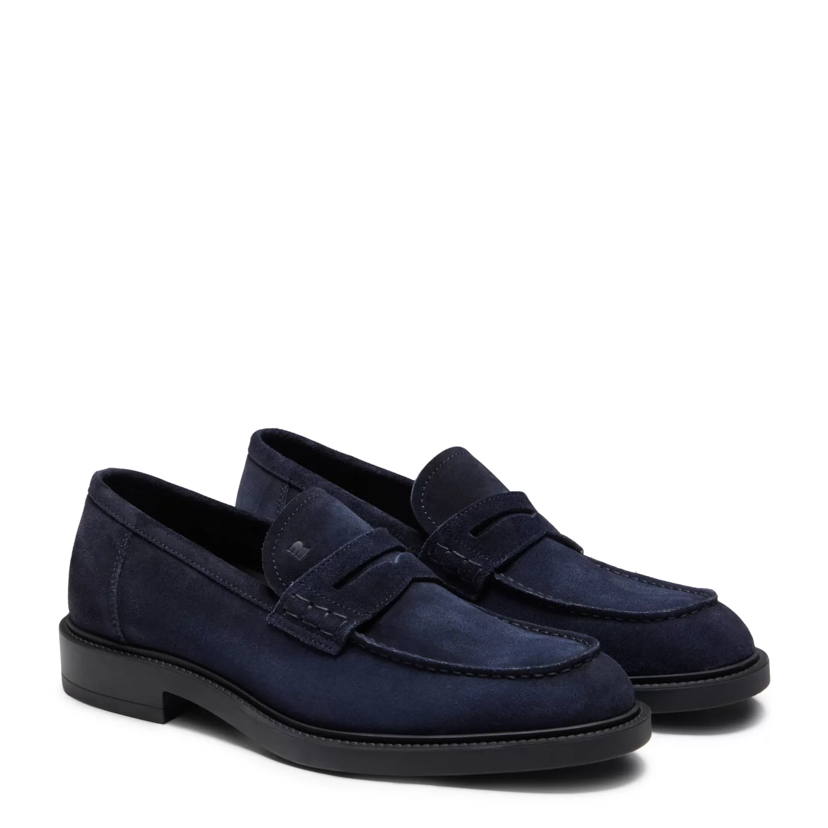 Fratelli Rossetti Mocassino uomo in suede colore blu- Sale