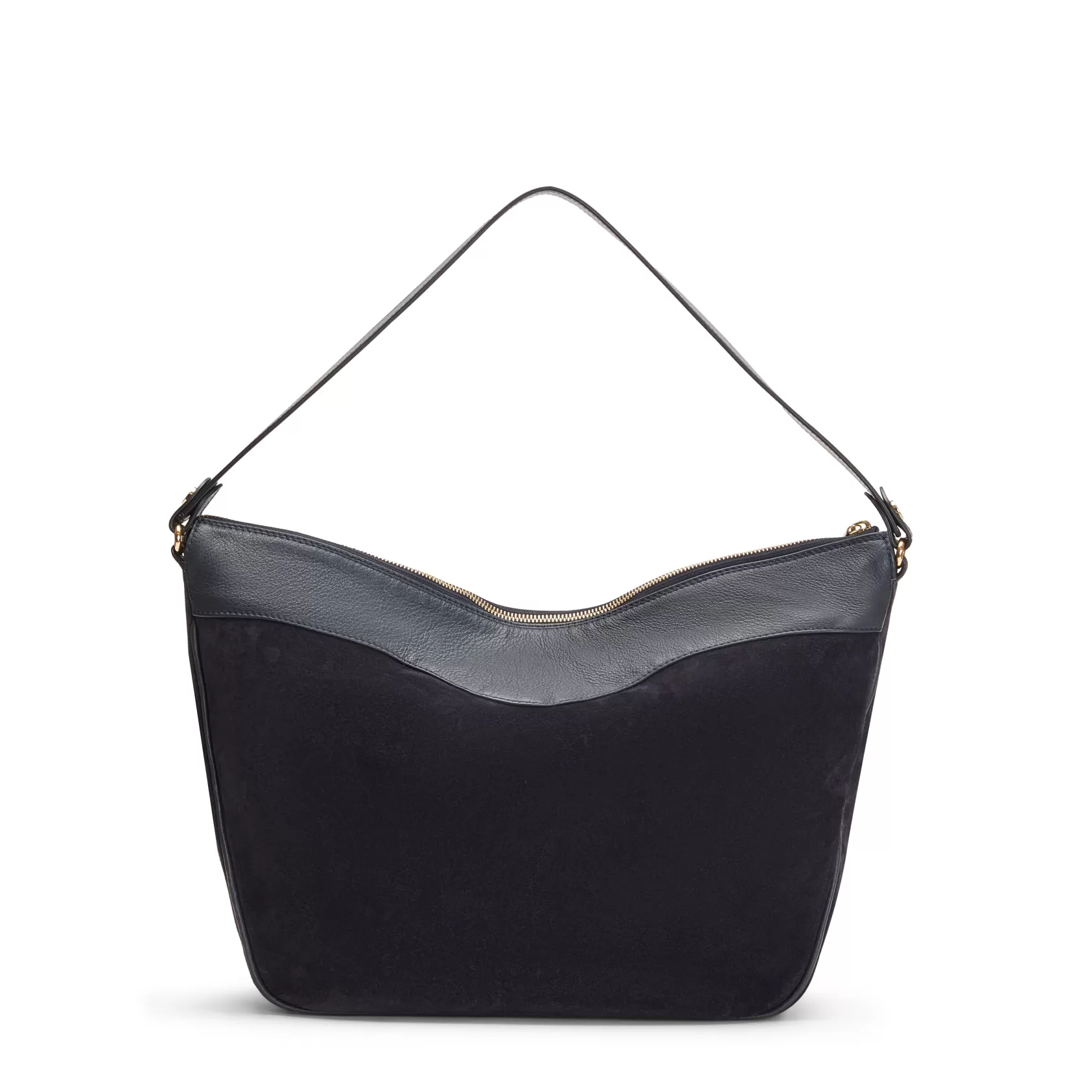 Fratelli Rossetti Navy blue suede Claire shoulder bag | Hot