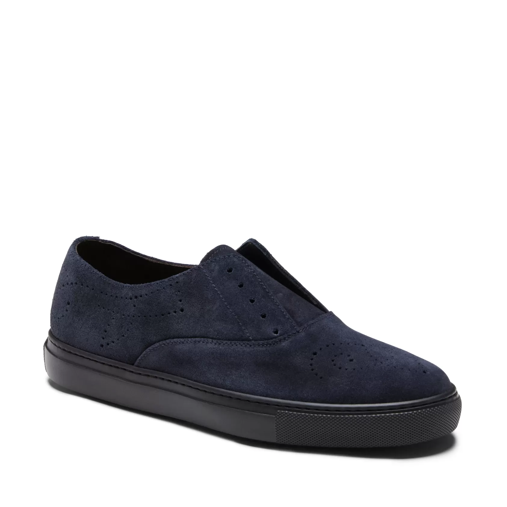 Fratelli Rossetti Navy blue suede Hobo Sport sneaker | Clearance