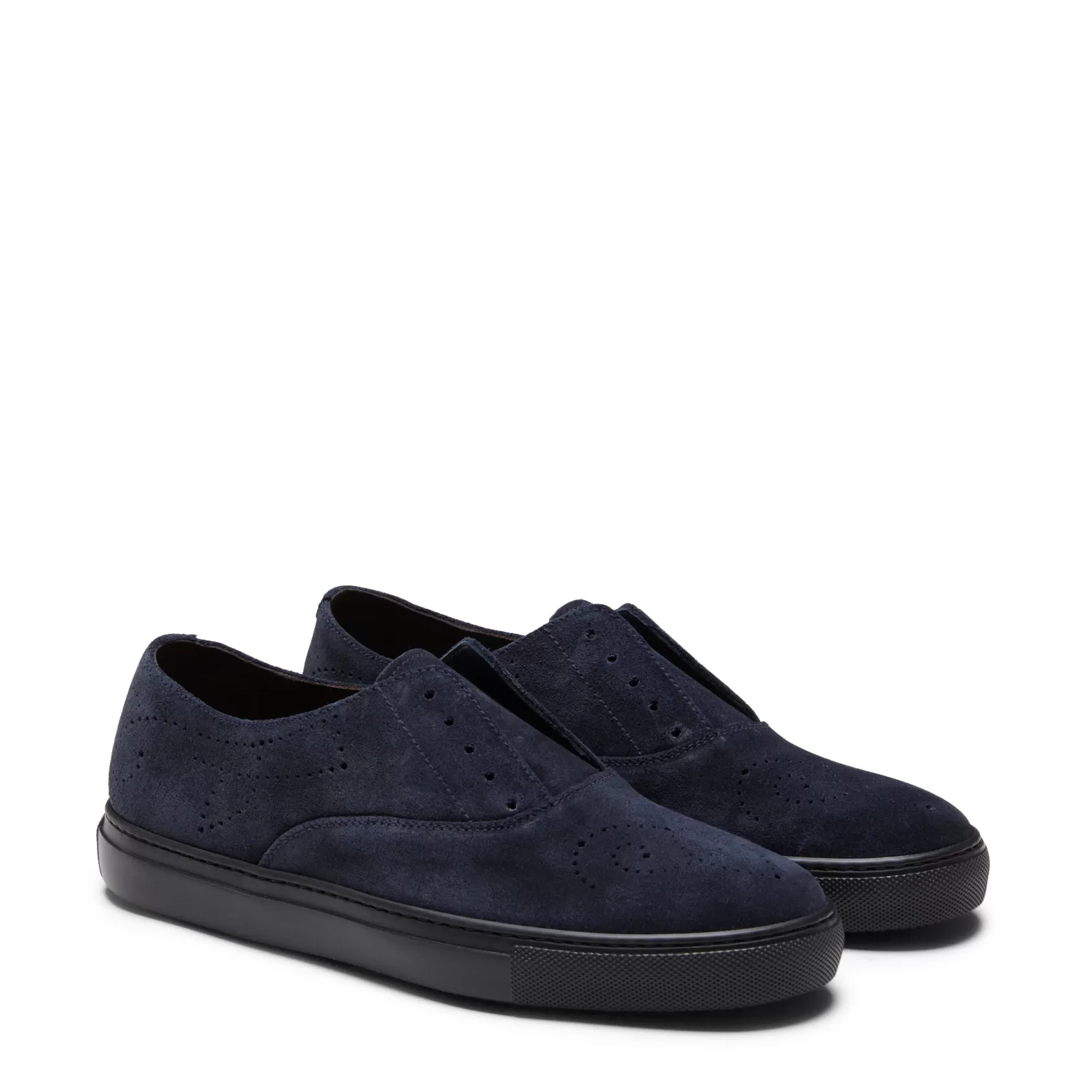 Fratelli Rossetti Navy blue suede Hobo Sport sneaker | Clearance