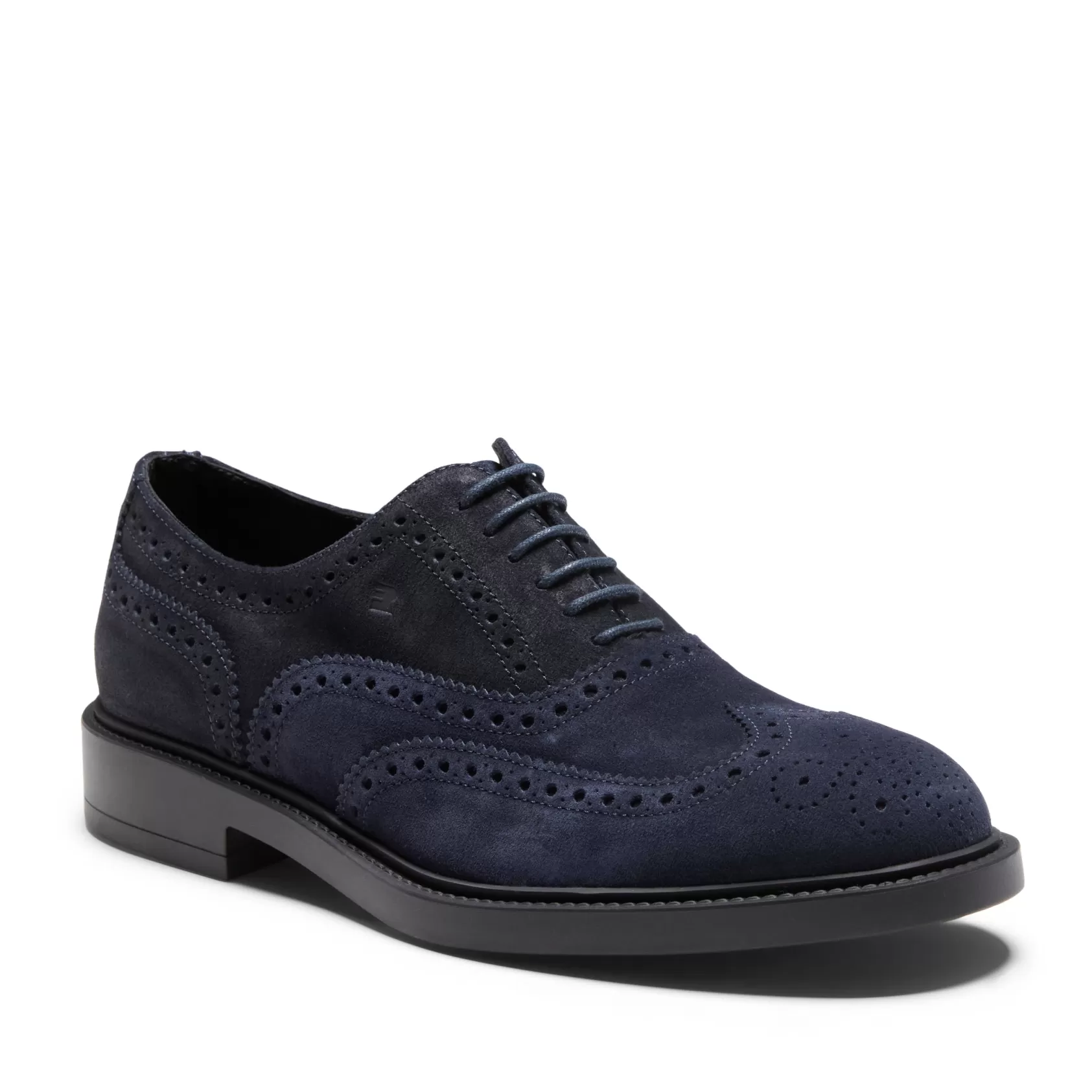 Fratelli Rossetti Navy blue suede Oxford shoe | Outlet