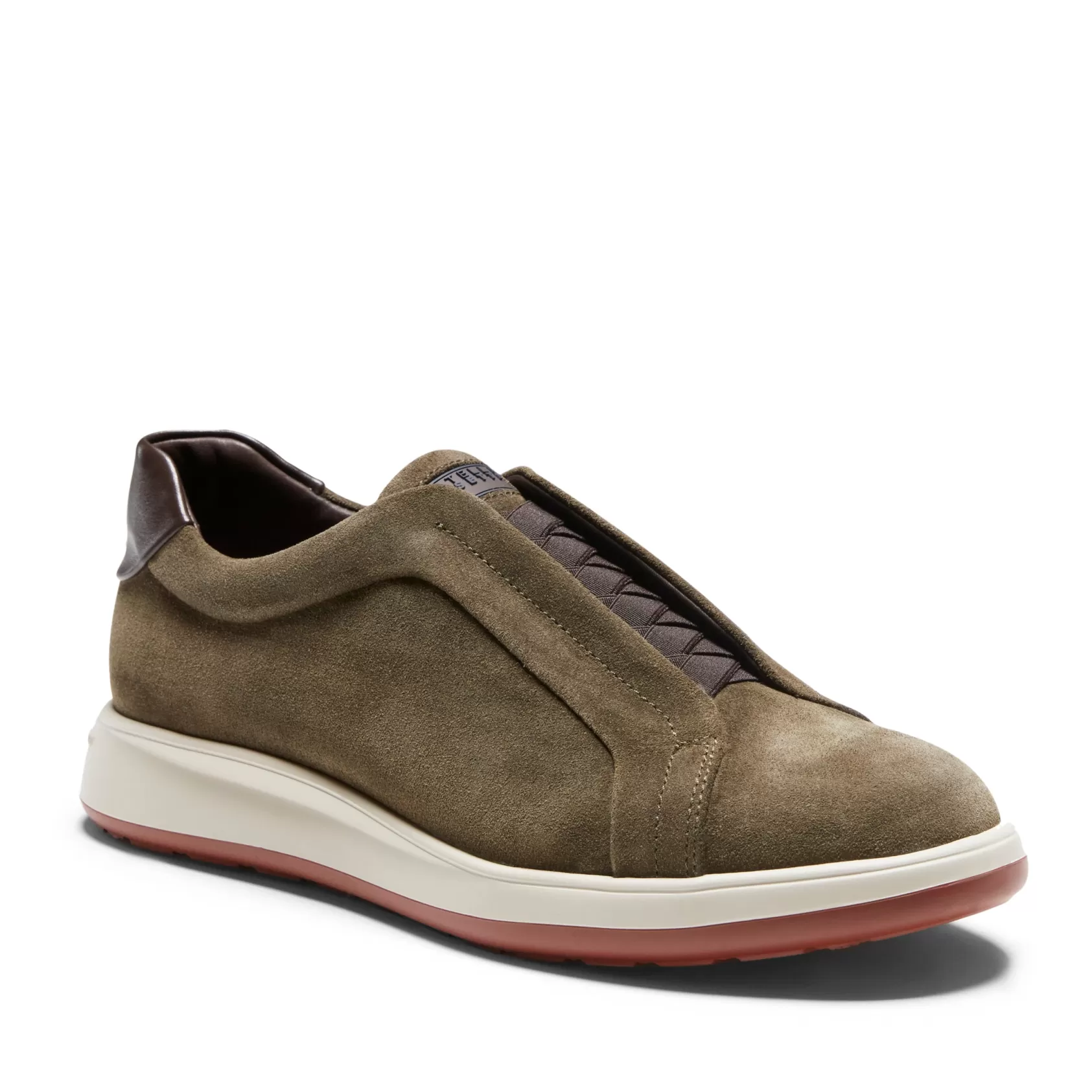 Fratelli Rossetti Olive-coloured suede sneaker | Oliva Store