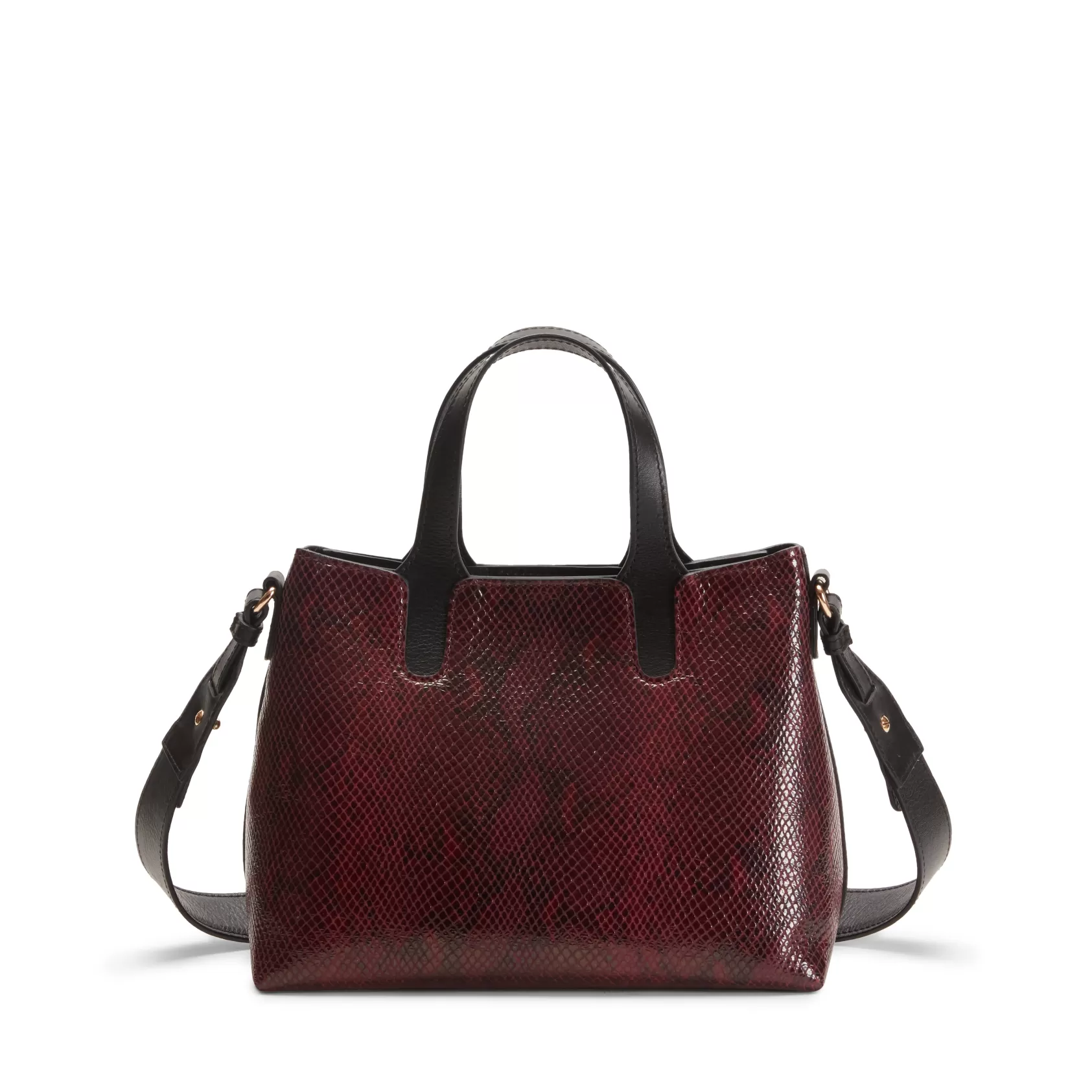 Fratelli Rossetti Small Hobo Tote Bag in plum-coloured leather | Shop