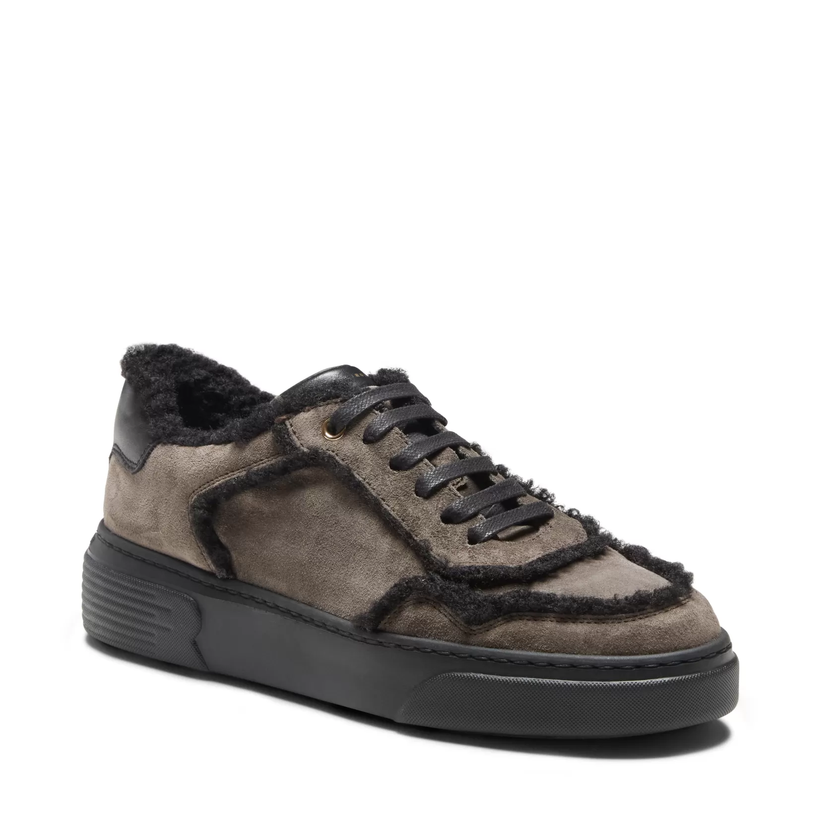 Fratelli Rossetti Steel grey suede sneaker | Acciaio Flash Sale