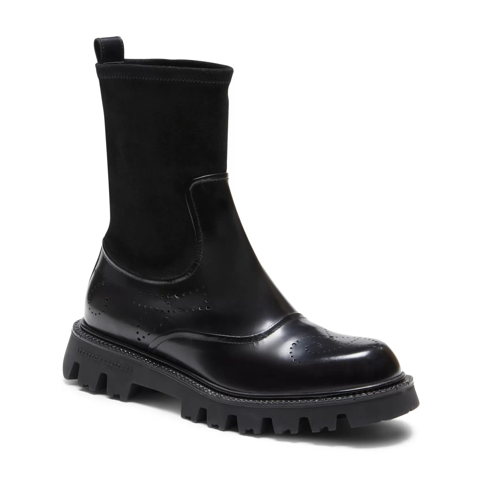 Fratelli Rossetti Stivaletto in pelle e suede da donna colore nero- Hot