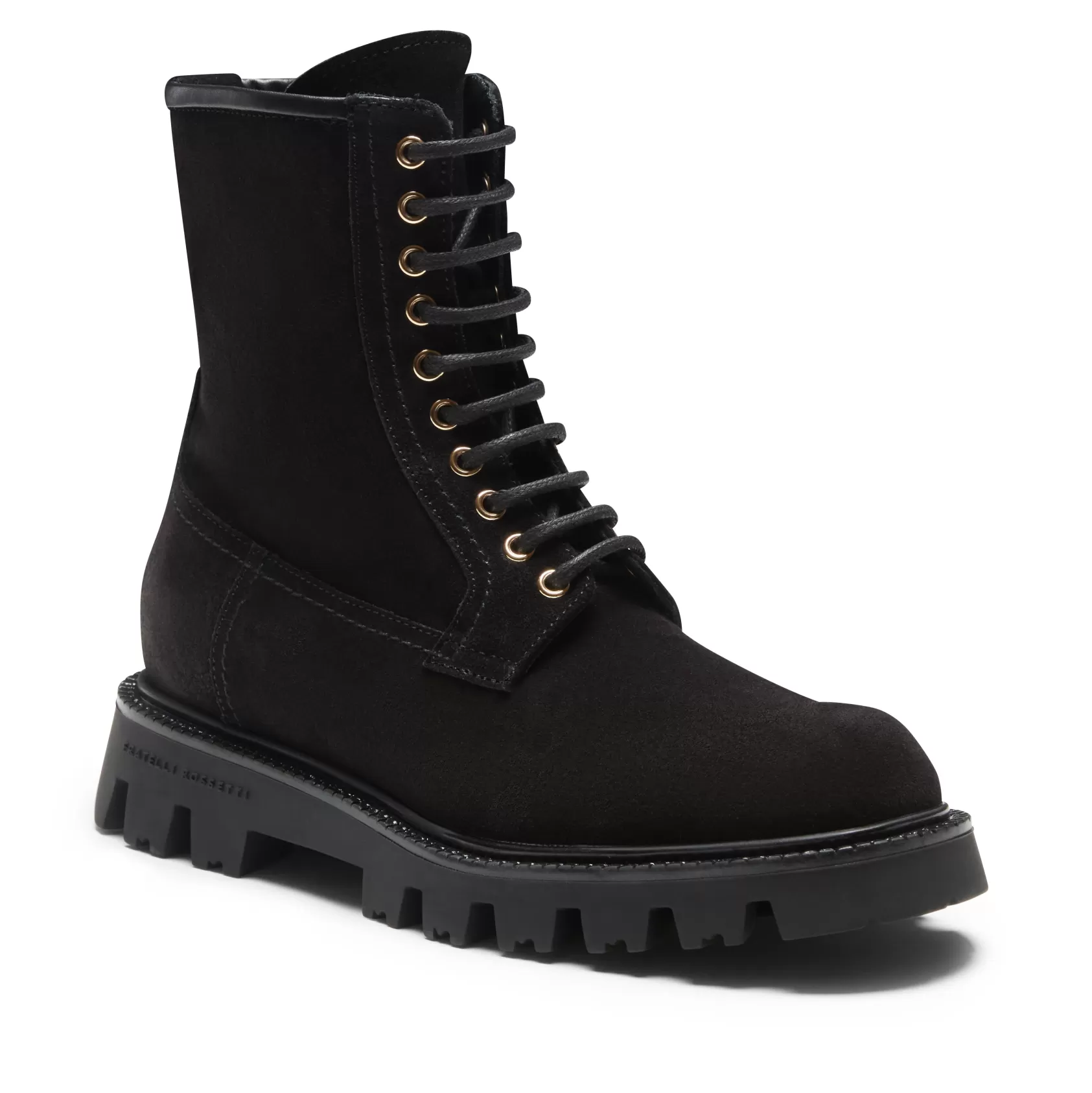 Fratelli Rossetti Suede and fabric boot | Nero Hot