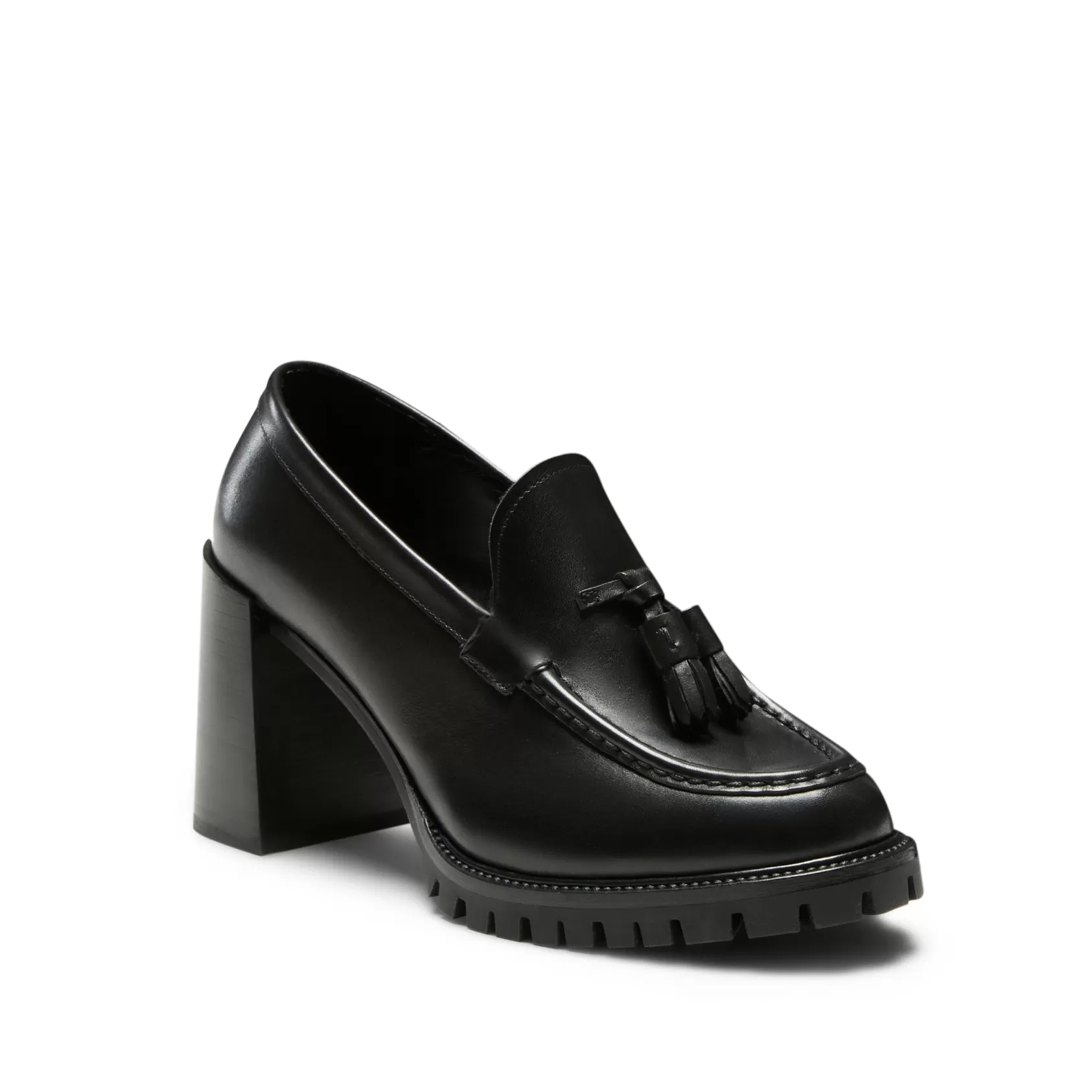 Fratelli Rossetti Women's black leather Brera loafer | Nero Outlet