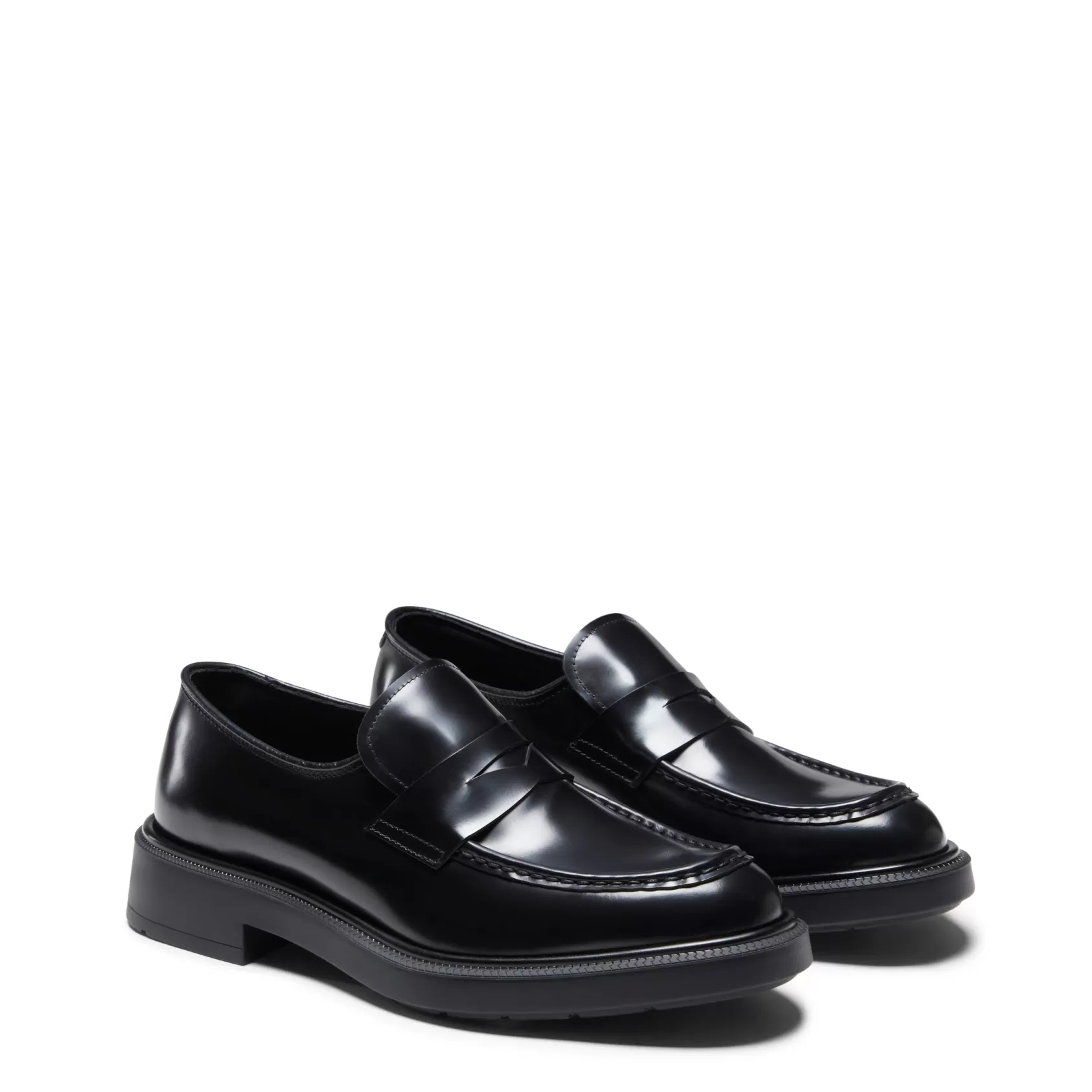 Fratelli Rossetti Women's black leather loafer | Sale