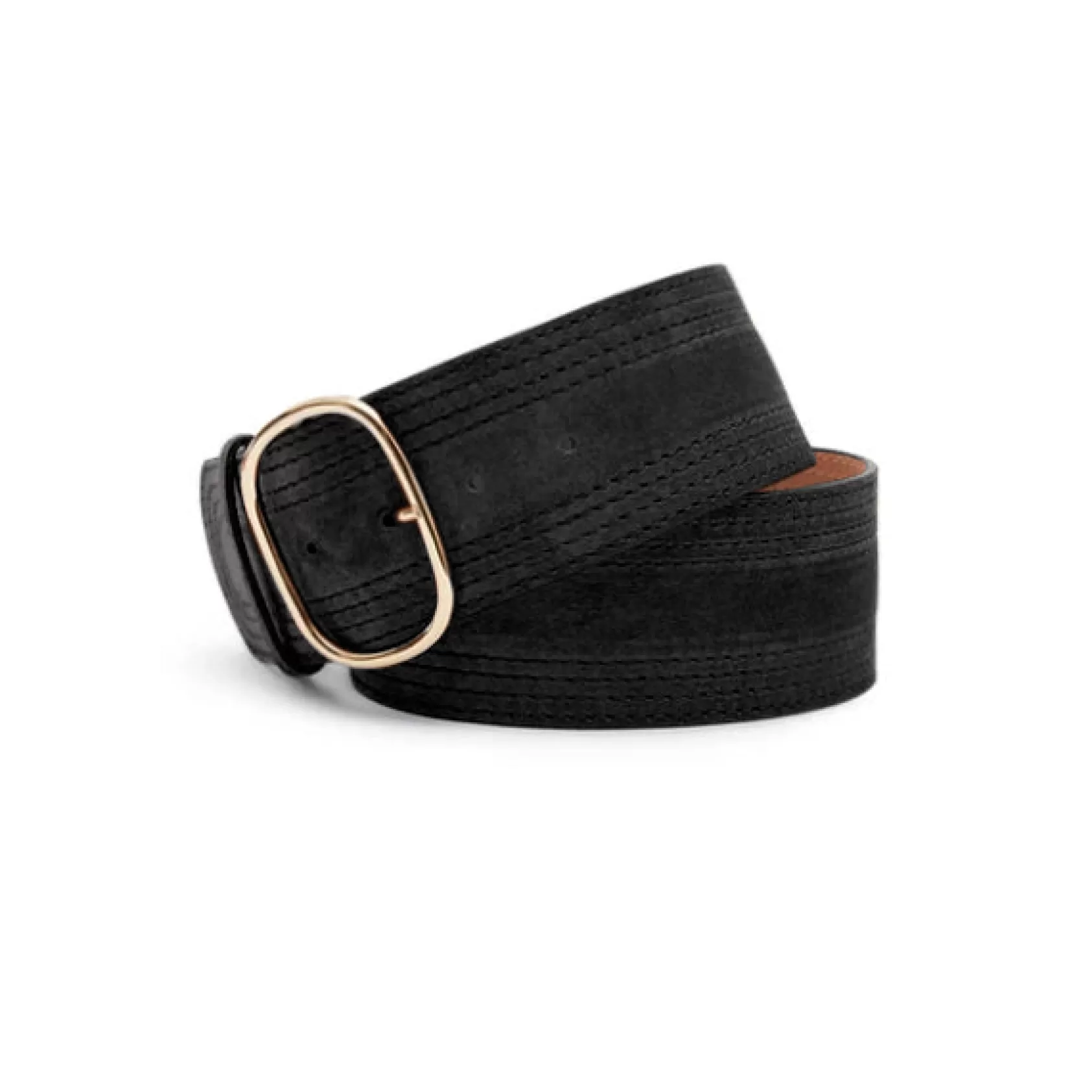 Fratelli Rossetti Women's black suede belt | Nero Cheap