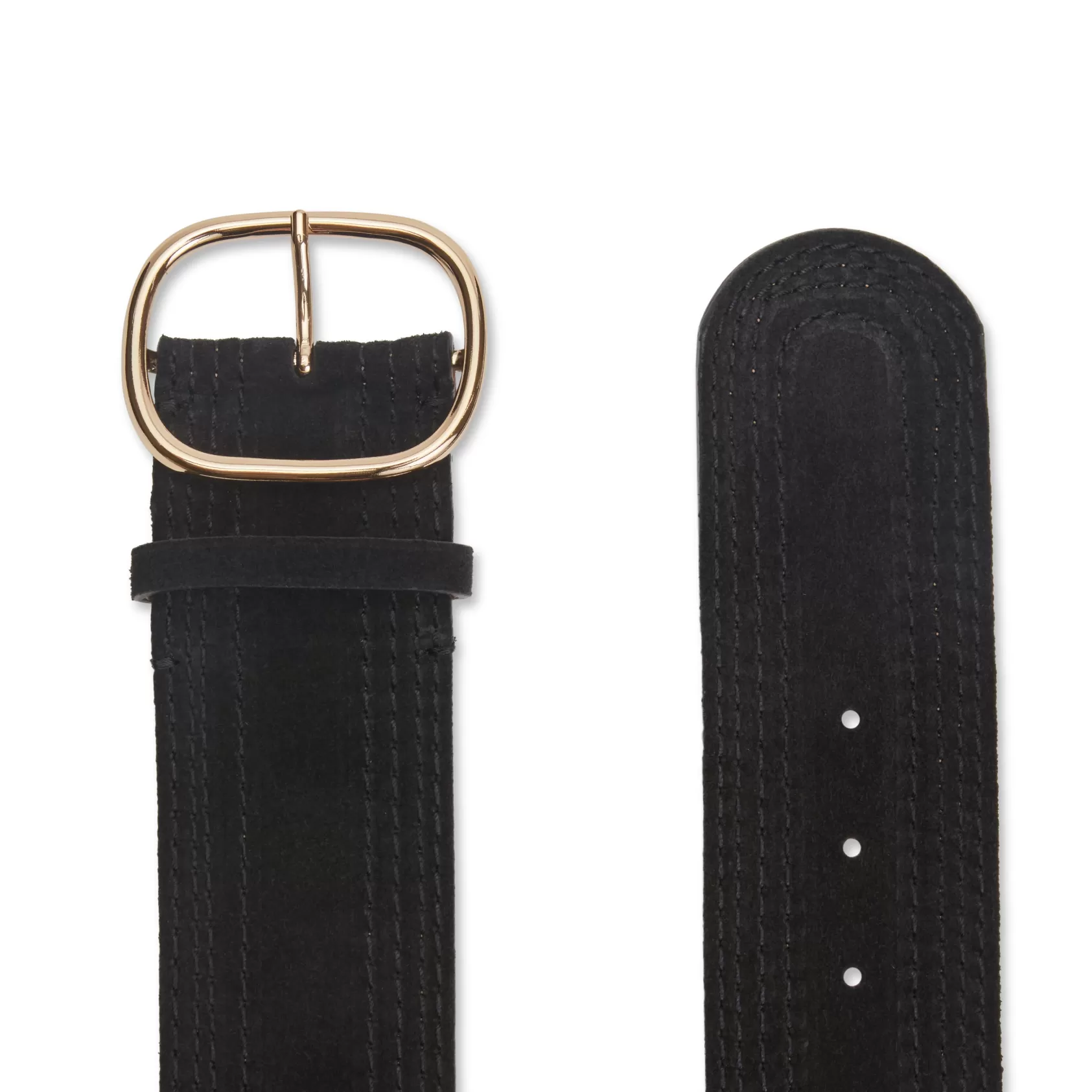 Fratelli Rossetti Women's black suede belt | Nero Cheap