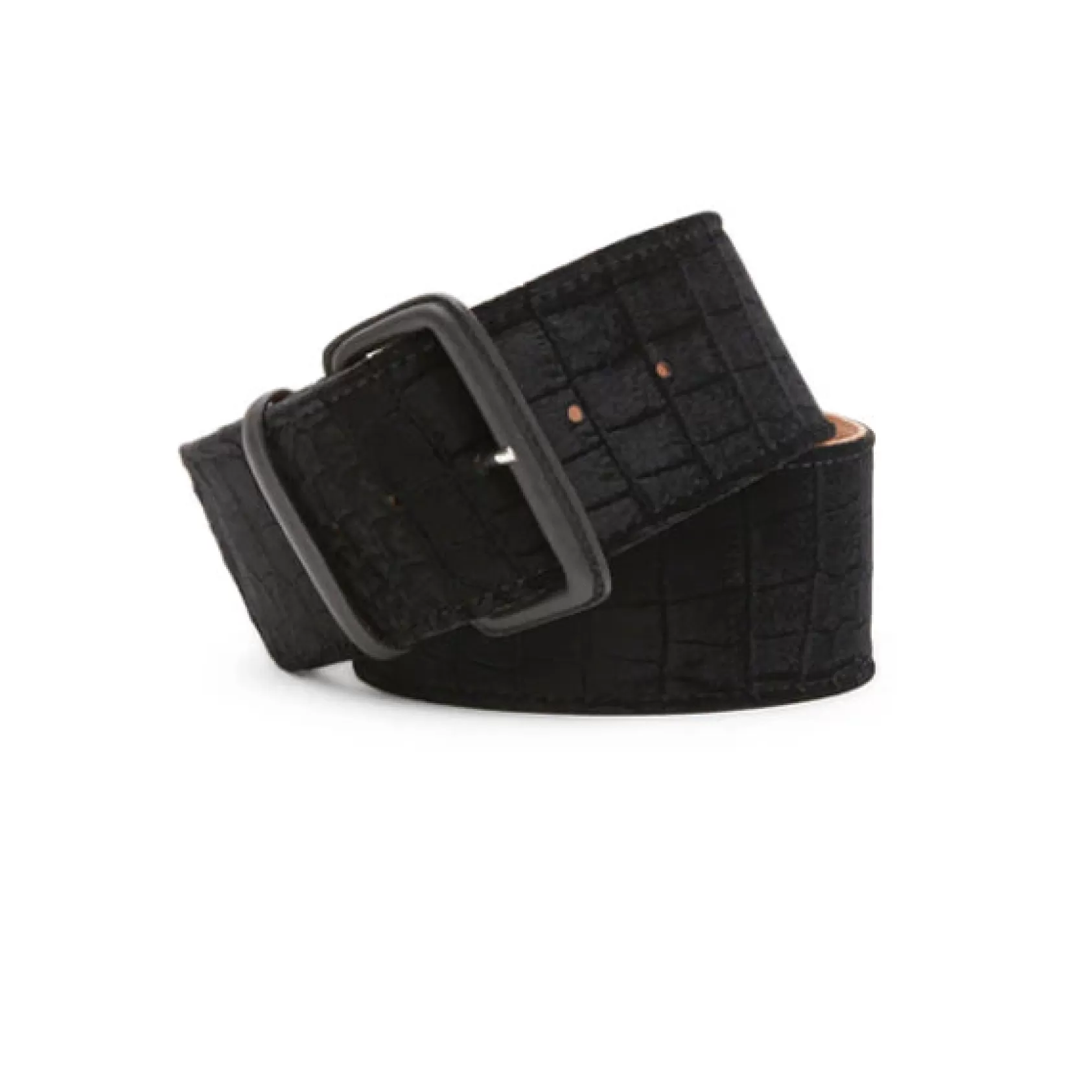 Fratelli Rossetti Women's black velvet belt | Outlet