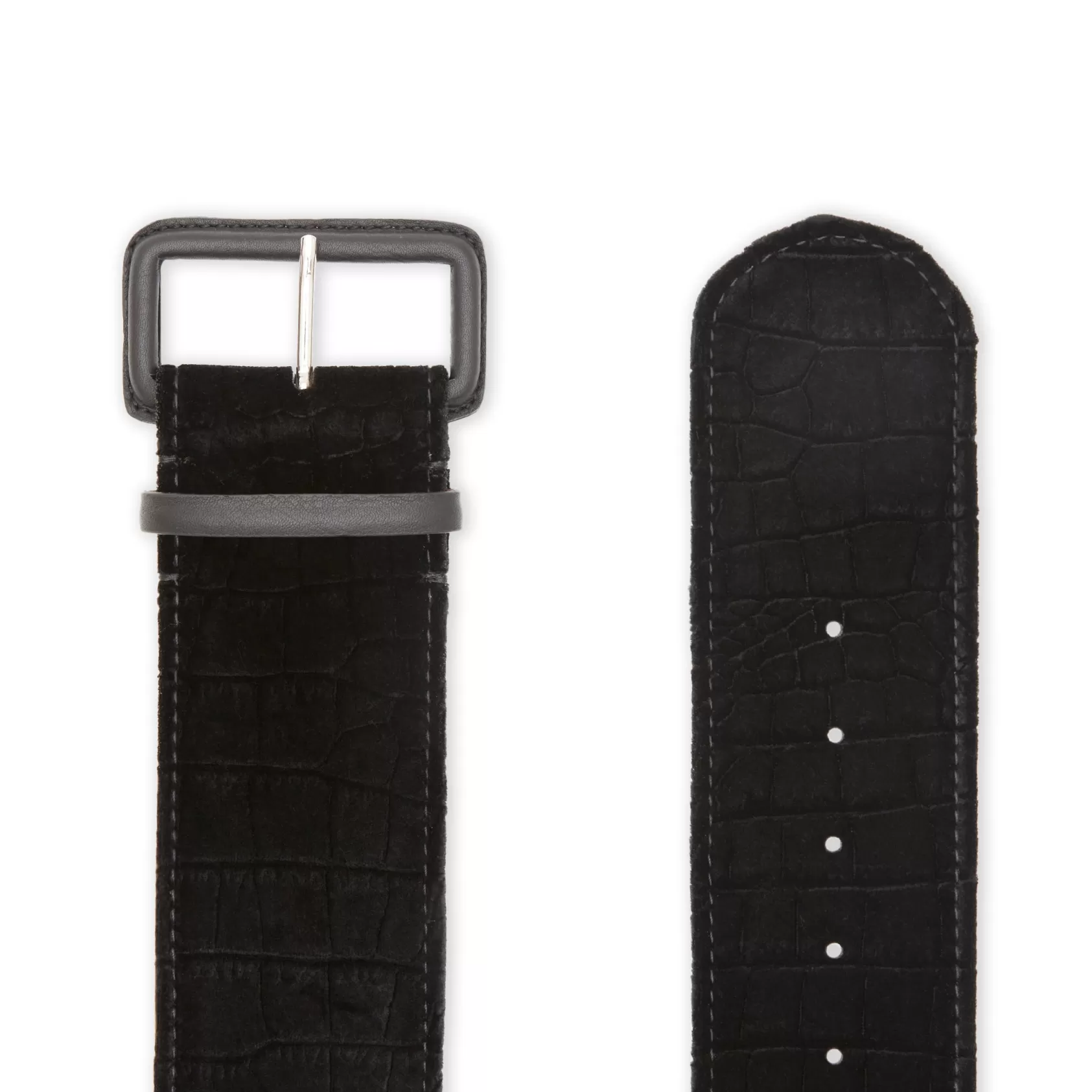 Fratelli Rossetti Women's black velvet belt | Outlet