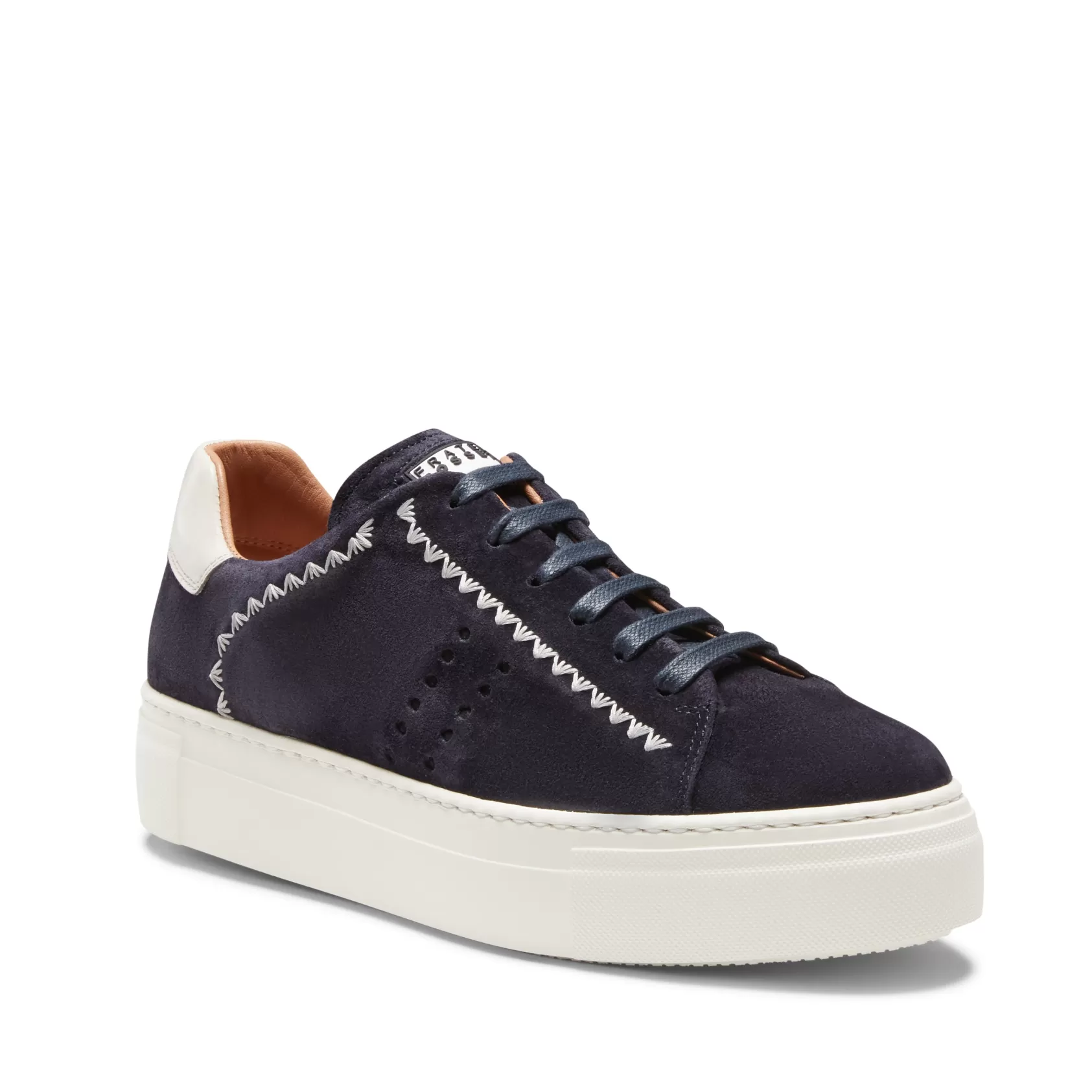 Fratelli Rossetti Women's blue suede sneaker | Navy Clearance