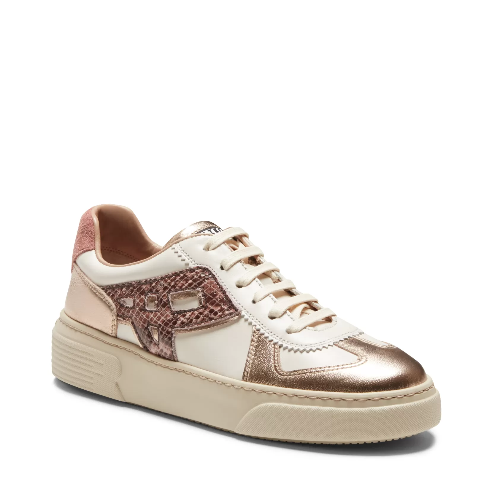 Fratelli Rossetti Women's rice-white leather sneaker | Riso Clearance