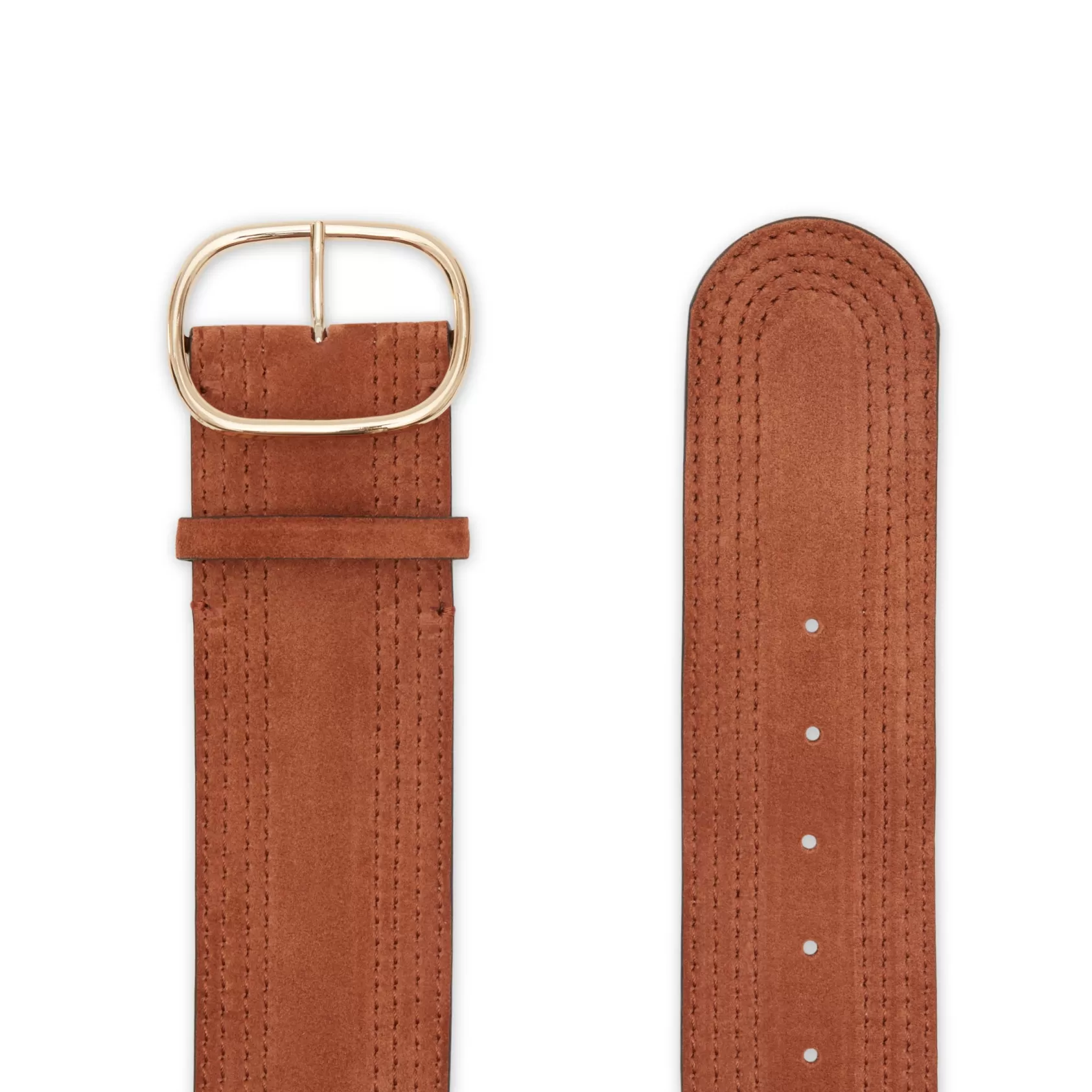 Fratelli Rossetti Women's tan suede belt | Best Sale